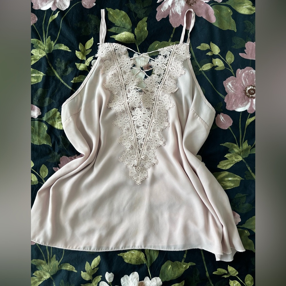 Charlotte Russe Blush Pink Camisole